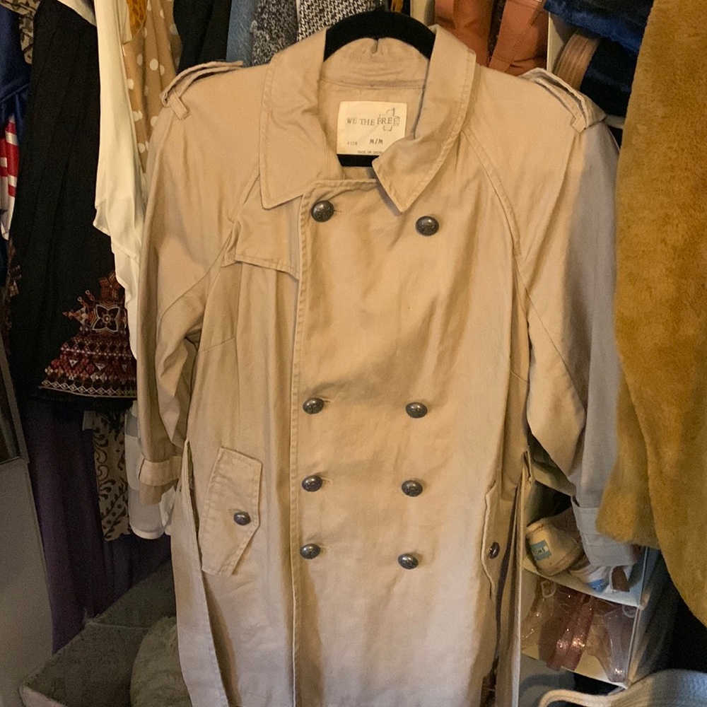 Free People Trench Coat - Medium